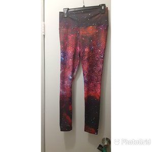 Om Shanti Size Medium Women Yoga Leggings